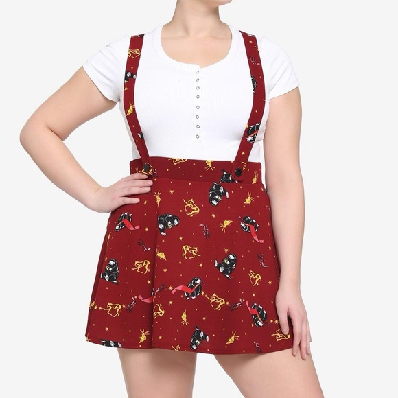 Hot Topic Fantastic Beasts: The Secrets Of Dumbledore Niffler Suspender Skirt - Picture 1 of 5